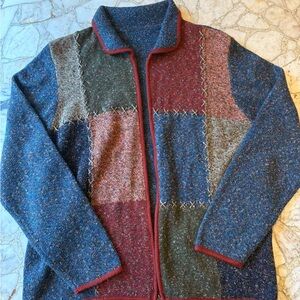 Patchwork Multicolor Men's Sweater